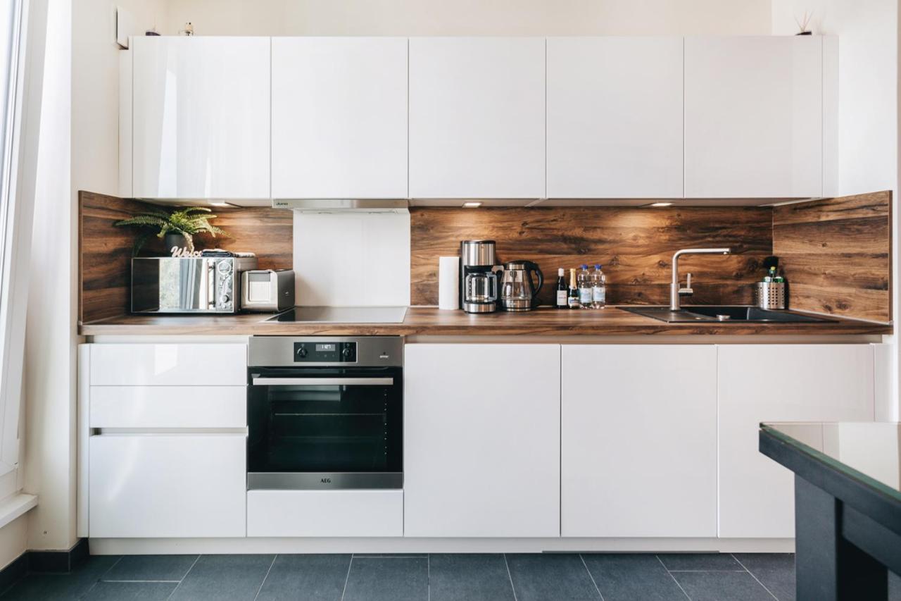 Stilvolle 4-Raumwohnung Im Zentrum Von Dresden Exteriör bild